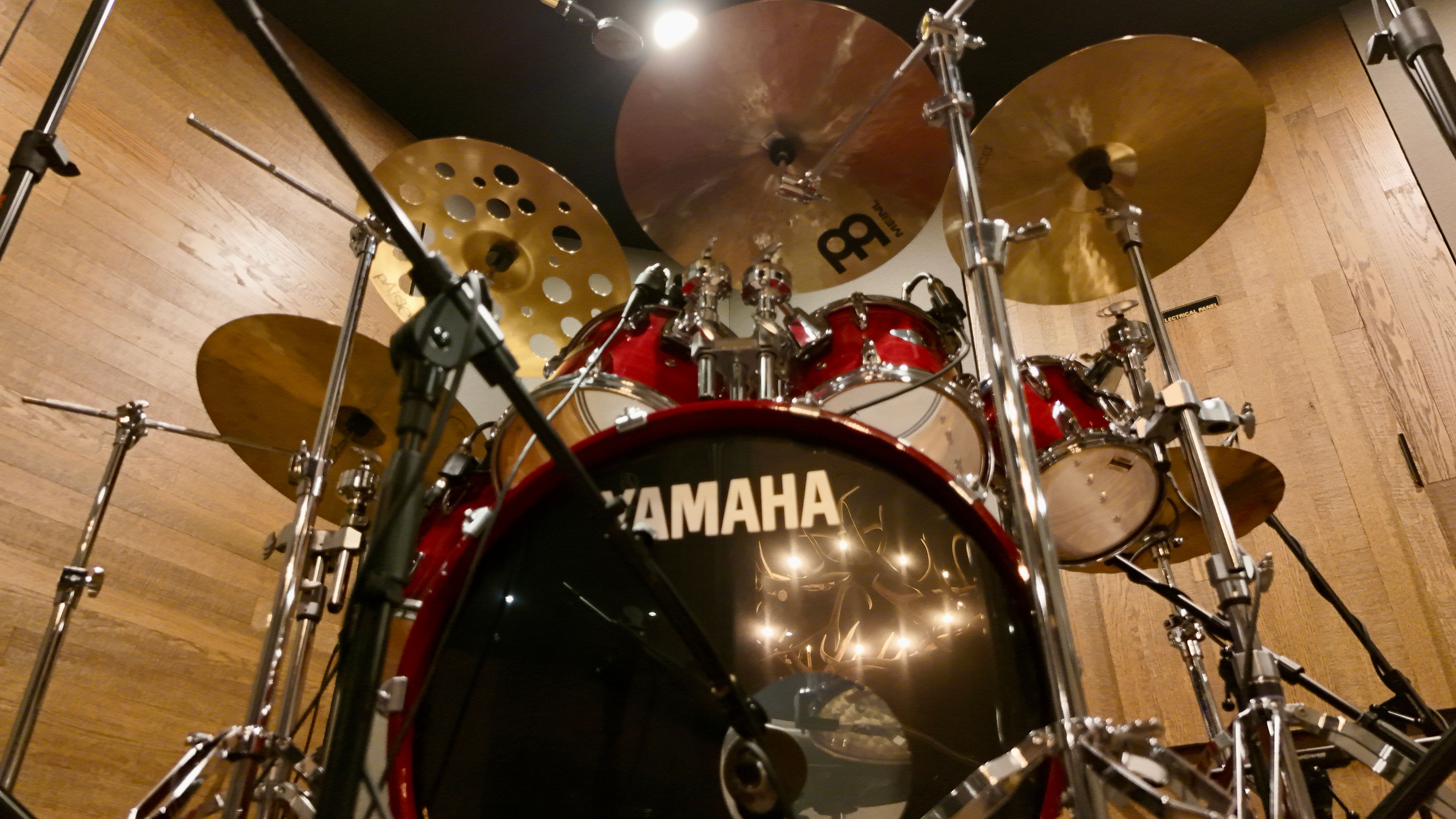 The drum isolation room at Rhythm Ranch