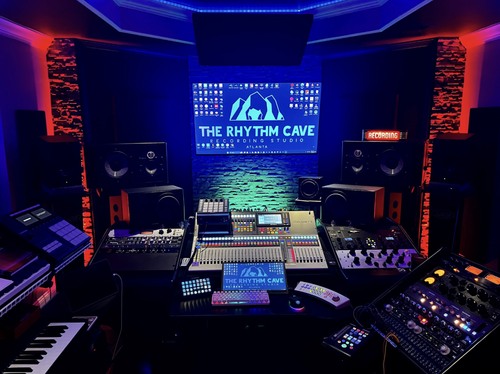 The Rhythm Cave &mdash; mixing and mastering room